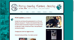 Desktop Screenshot of perrycountyhumanesocietyil.com